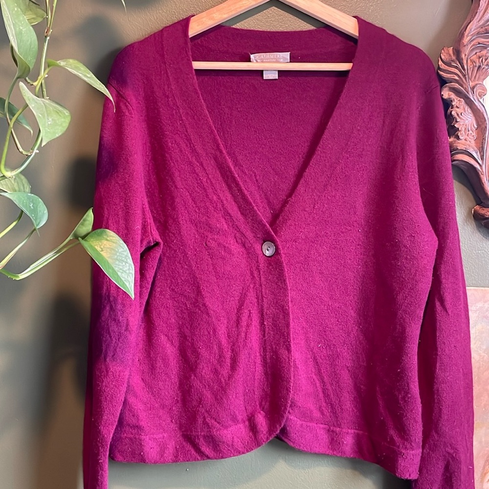 Cashmere cardigan